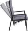 Gartenstuhl 2er Set JULE - Polyester, mit Kissen, Grau | Produktbild-Vorschau 8