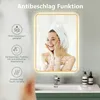 HOKO Gold Badspiegel Led Beleuchtung Rechteck Produktbild-Vorschau 6
