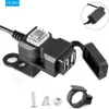 12V Dual USB Port Nabíječka na motorku Vodotěsné řídítka 5V Náhled obrázku produktu 1