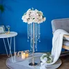 2 Stück Kerzenleuchter Set,Kristall Blumenstand Hochzeit Produktbild-Vorschau 2