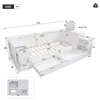Flieks Jugendbett 90x190cm mit Schubladen, Schlafsofa Produktbild-Vorschau 4