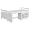 Flieks Kinder Hochbett 90x200cm mit Schreibtisch und Produktbild-Vorschau 7