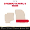 DURBAN Beige Velours-Fußmatten vorne für Daewoo Magnus Produktbild-Vorschau 17