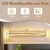 Applique murale LED ZMH pour intérieur, bois, 80 cm, lampe Voir les images du produit 3
