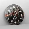 Wanduhr - Rund - Glasuhr - ritter rüstung - 40x40cm - Produktbild-Vorschau 4