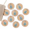 10 kleine Schutzengel Holz Taler Ø 4 cm - Engel Produktbild-Vorschau 1