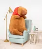 Gustaw Miś Duży XXL (Brązowy, 130cm) Kapibara Rick z - Podgląd zdjęcia produktu 2