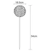 LED Solarleuchte, Kugel silber, orientalisch, D 18,5 cm Produktbild-Vorschau 12