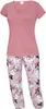 KB Nachtwäsche Schlafanzug Damen Pyjama Set mit Caprihose Produktbild-Vorschau 1