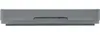 A side view of a gray plastic storage box. Produktbild-Vorschau