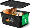 Novaliv 3er Set Aufbewahrungsbox mit Deckel Küche 5L Produktbild-Vorschau 1