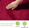 heimtexland ® Kuscheldecke SUPER SOFT Wohndecke Uni Flanell Produktbild-Vorschau 2