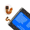 A collage showing two different flexible printed circuit boards (PCBs) for a battery, with one partially overlaid on a battery pack with warning labels. Produktbild-Vorschau