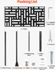 Schermo pieghevole VEVOR, 120x50,8x193 cm, schermo privacy Anteprima dell’immagine prodotto 6