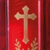 HScandle Grabkerze aus Glas 24cm (Bella Rot) Produktbild-Vorschau 3
