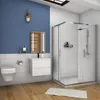 Waschtisch mit Unterschrank 60cm Alast Badmöbel Set Weiß Produktbild-Vorschau 4