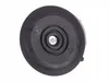 A close-up, top-down view of a black anti-vibration pad with a silver screw in the center, set against a white background. Anteprima dell’immagine prodotto