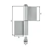 Gustav Alberts constructieband, 120x30x Ø 9x60mm, roestvast Productafbeelding-voorbeeld 5