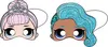 LOL Glitterati Papiermasken 6 Stk. Produktbild-Vorschau 1