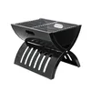 Klappgrill Edelstahl faltbar tragbar, Dreieck Design Produktbild-Vorschau 1