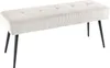 Bank BOUTIQUE 100cm beige Kordel Produktbild-Vorschau 1