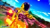 A video game character in a dynamic pose against a scenic backdrop. Produktbild-Vorschau