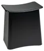 WENKO 2in1 Badhocker Mod. Wing Schwarz Matt, Badhocker mit Produktbild-Vorschau 1