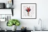 MuchoWow® MuchoWow® Gerahmtes Poster Vase - Blumen - Produktbild-Vorschau 4