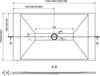 Mexen Toro piatto doccia rettangolare SMC 150 x 90 cm, Anteprima dell’immagine prodotto 6