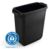 DURABLE Abfallbehälter DURABIN60L, Blauer Engel, schwarz Produktbild-Vorschau 1