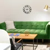 Zegar ścienny retro cyfry rzymskie LOFT śr. 50 cm - czarny Podgląd zdjęcia produktu 3