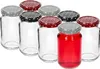 8er-Set Konfitüregläser 190ml mit Twist-Off-Deckeln Produktbild-Vorschau 1