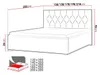MIRJAN24 Polsterbett Loloz Tap, Doppelbett mit Bettkasten Produktbild-Vorschau 8