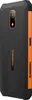 A side view of a rugged smartphone with orange accents. Voir les images du produit