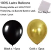 ZERODECO Party Dekoration Schwarz Gold Geburtstag Silvester Produktbild-Vorschau 6