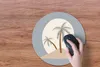 MuchoWow® Mauspad Mousepad Palme - Pastell - Sommer - Blau Produktbild-Vorschau 3