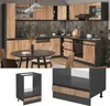 Herdumbauschrank Vicco R-Line Goldkraft Eiche 60 cm Produktbild-Vorschau 3