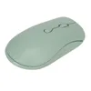 A light green wireless computer mouse is shown from a slightly elevated side angle against a white background. Náhled obrázku produktu