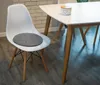 sunnypillow 4er Set Stuhlkissen aus Filz rund Ø 36cm | Produktbild-Vorschau 2