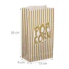 Sacchetti per popcorn Relaxdays, set da 144 pezzi, a righe, Anteprima dell’immagine prodotto 4