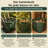 Erntekorb Gartenkorb, Grün, 25 Liter,10  Stück Produktbild-Vorschau 6