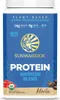 A product shot of a Sunwarrior Warrior Blend protein powder container. Produktbild-Vorschau