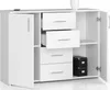 Cassettiera con 4 cassetti e 2 ante, 110x80x35, soggiorno, Anteprima dell’immagine prodotto 1