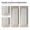 Radiatore EMKE radiatore verticale di design, 1800x620 mm, Anteprima dell’immagine prodotto 5
