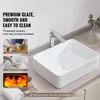 SucceBuy 19" x 14,7" großes, rechteckiges weißes Produktbild-Vorschau 2