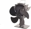 HS Flamingo FLAMINGO ventilateur de poêle à cinq pales noir Voir les images du produit 2