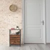 Comodino Relaxdays Industrial, 2 ripiani, 2 cassetti, Anteprima dell’immagine prodotto 5