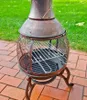 Terrassenofen NIL - Gusseisen Dunkelbraun 90x50x50cm | Produktbild-Vorschau 3