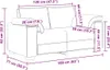 Sofa dwuosobowa Ciemnoszara 160x77x82 cm Aksamit Podgląd zdjęcia produktu 7
