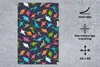 MuchoWow® Mauspad Mousepad Muster - Dino - Farben - Jungen Produktbild-Vorschau 3